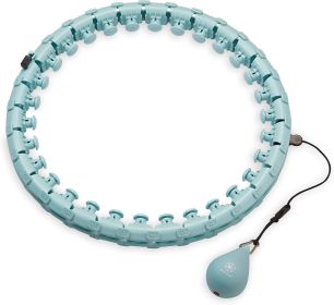 Weighted Fitness Hoop with 1lb Weighted Ball, Dynamic Home Workout to Target Abs & Belly Fat, Ideal Exercise to Help Improve Balance