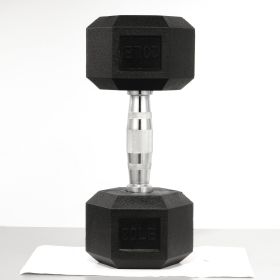 20 lbs Hex Dumbbells with Rubber Coated, Hand Weights for Exercises and Fitness