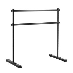 Ballet Barre, 4 Ft Double Barre Bar for Home, Freestanding Portable Ballet Stretching Dance Bars