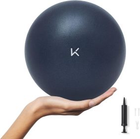 Pilates Small Exercise Ball Anti-Burst - Thickened Yoga Ball With Pump for Physical Therapy, Fitness, Workout, and Core Strength