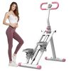 Stair Stepper with Resistance Home-Upgrade Vertical Climber Workout Machine for Full-Body Exercise Climber Fitness Equipment with Stable Frame Adjusta