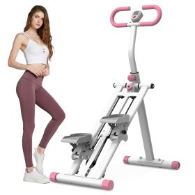 Stair Stepper with Resistance Home-Upgrade Vertical Climber Workout Machine for Full-Body Exercise Climber Fitness Equipment with Stable Frame Adjusta