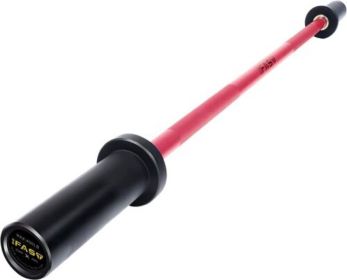 Color Barbell Bar Plates 4Ft Solid Iron Fitness Weightlifting