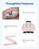 Purple large capacity slit fluffy shoulder bag, waterproof portable luggage tote bag, multi zipper pocket design, sports and fitness travel handbag