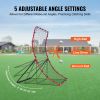 Baseball And Softball Rebounder Net, 4 x 5.5 ft PitchBack Baseball Pitching Nest, Pitch Return Trainer Rebound Net with Pitching Target