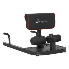 3 in 1 Padded Push Up Sit Up Deep Sissy Squat Machine Home Gym Fitness Equipment, Black (Option: Black-1000x510x200 mm)