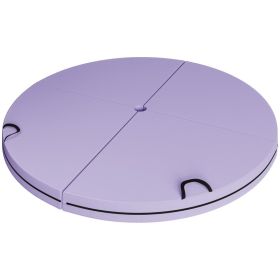 Foldable Crash Mat, Pole Padding with Carrying Handles and EPE Foam 3.5"T for Dance Training and Exercise, Purple (Option: Purple-770x770x380 mm)