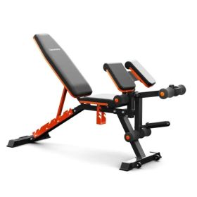 DAV Adjustable Preacher Curl Weight Bench With Leg Extension (Option: Defaulttitle)