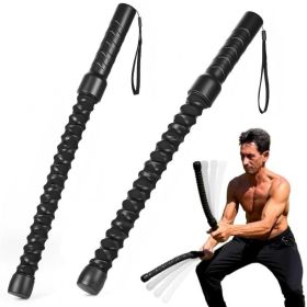 Upgraded Spring-Coated Cordless Silent Battle Rope, Portable Home Gym Equipment For Both Men And Women, Suitable For Indoor And Outdoor Workouts (Option: Black)