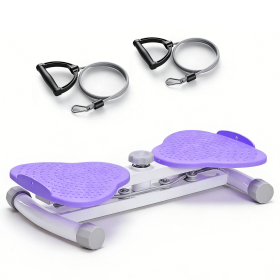 Waist and abdomen rotation machine, abdominal rotation board, noise-free fitness tool, suitable for core muscle training and abdominal fat reduction (Color: Purple)