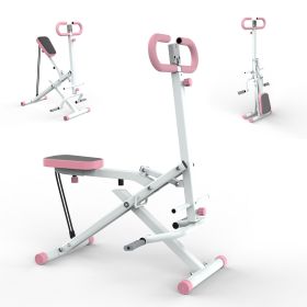 Squat Machine for Home, Assist Trainer for Glutes Workout Foldable with Resistance Bands, for Legs Glutes Butt Thighs (Color: as Pic)